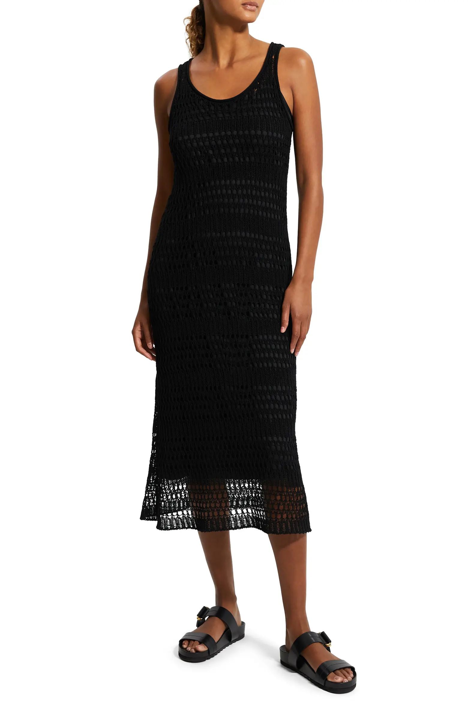 Tissage Open Knit Sleeveless Sweater Dress | Nordstrom