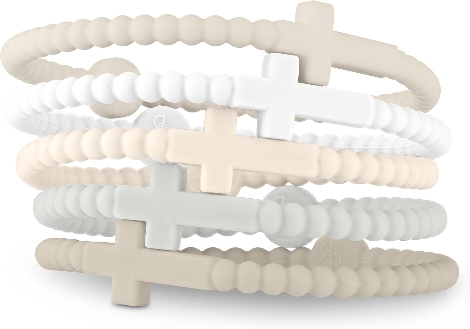 Ryan & Rose Jesus Bracelets - Cross Silicone Bracelet | Amazon (US)