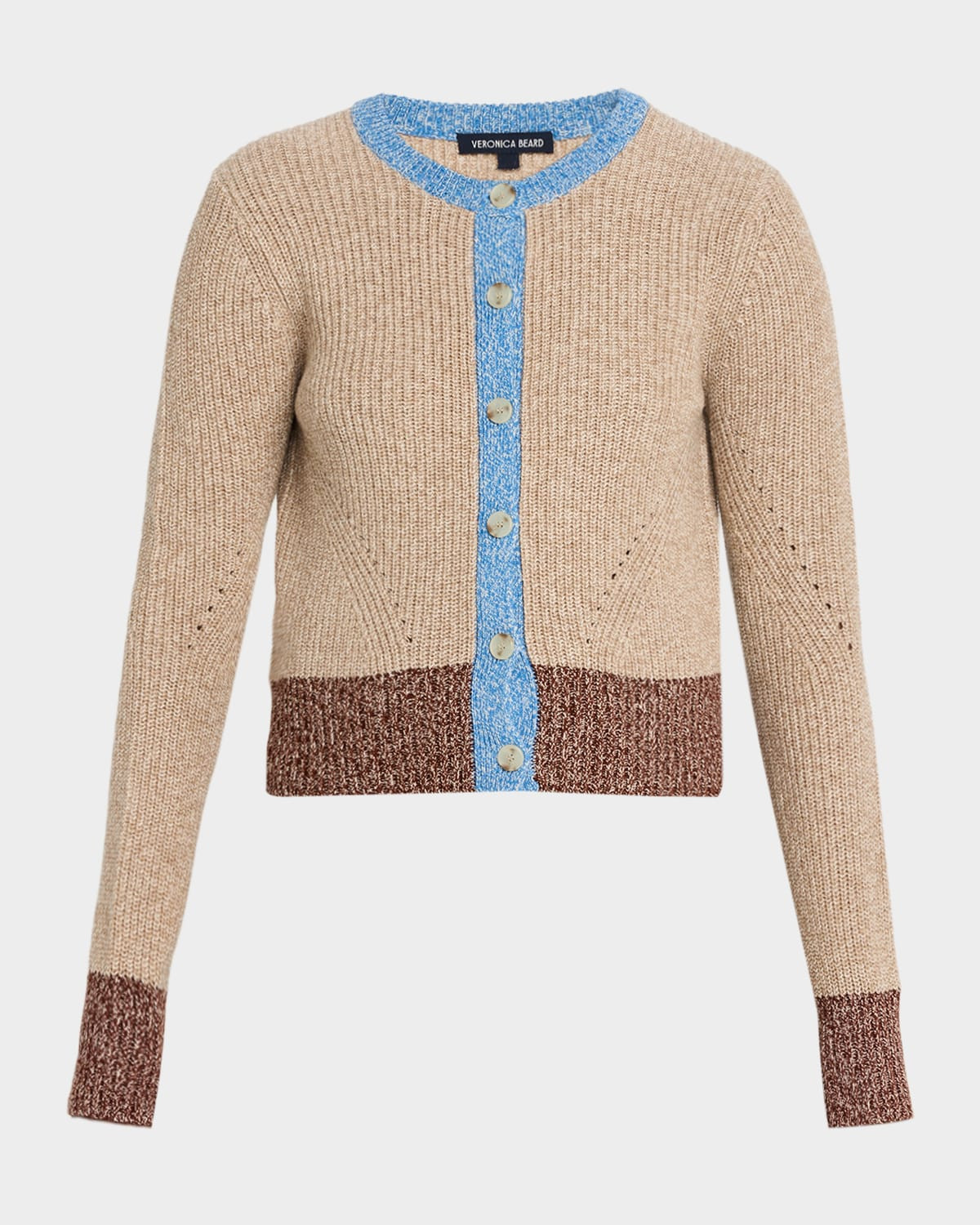 Ibra Wool-Blend Colorblock Cardigan | Neiman Marcus