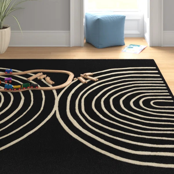 Batasi Hand Tufted Wool Geometric Indoor Rug | Wayfair North America