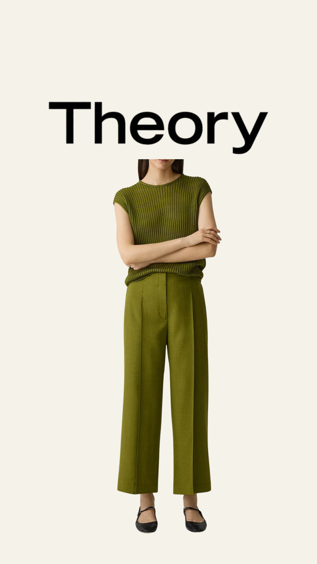 Theory has always been one of my favorite brands for office/workwear! I am totally in LOVE with this new green 'fit that is on its way to my closet! 

 #LTKStyleTip #LTKWorkwear