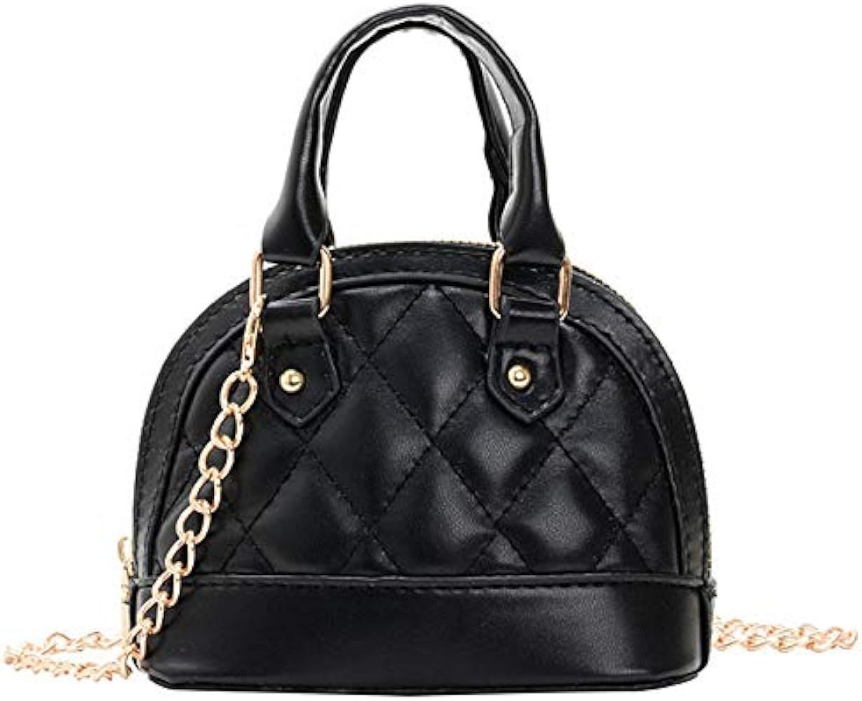 Girls Mini Shell Satchel Purse Cute Top Handle Handbag Chain Crossbody Bag | Amazon (US)