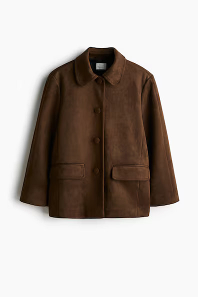 H & M - Oversized Jacket - Brown | H&M (US + CA)