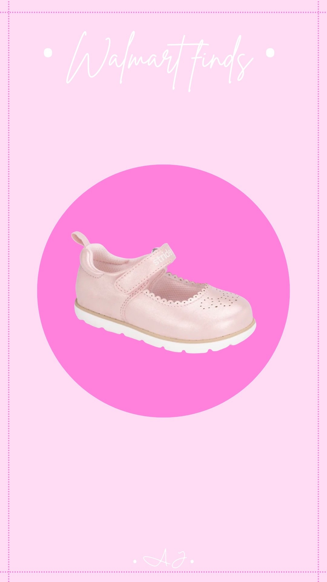 Striderite shoes for your toddler girl! 

Sizes 5-12 available 🤍

#LTKxWalmart #LTKKids #LTKBaby