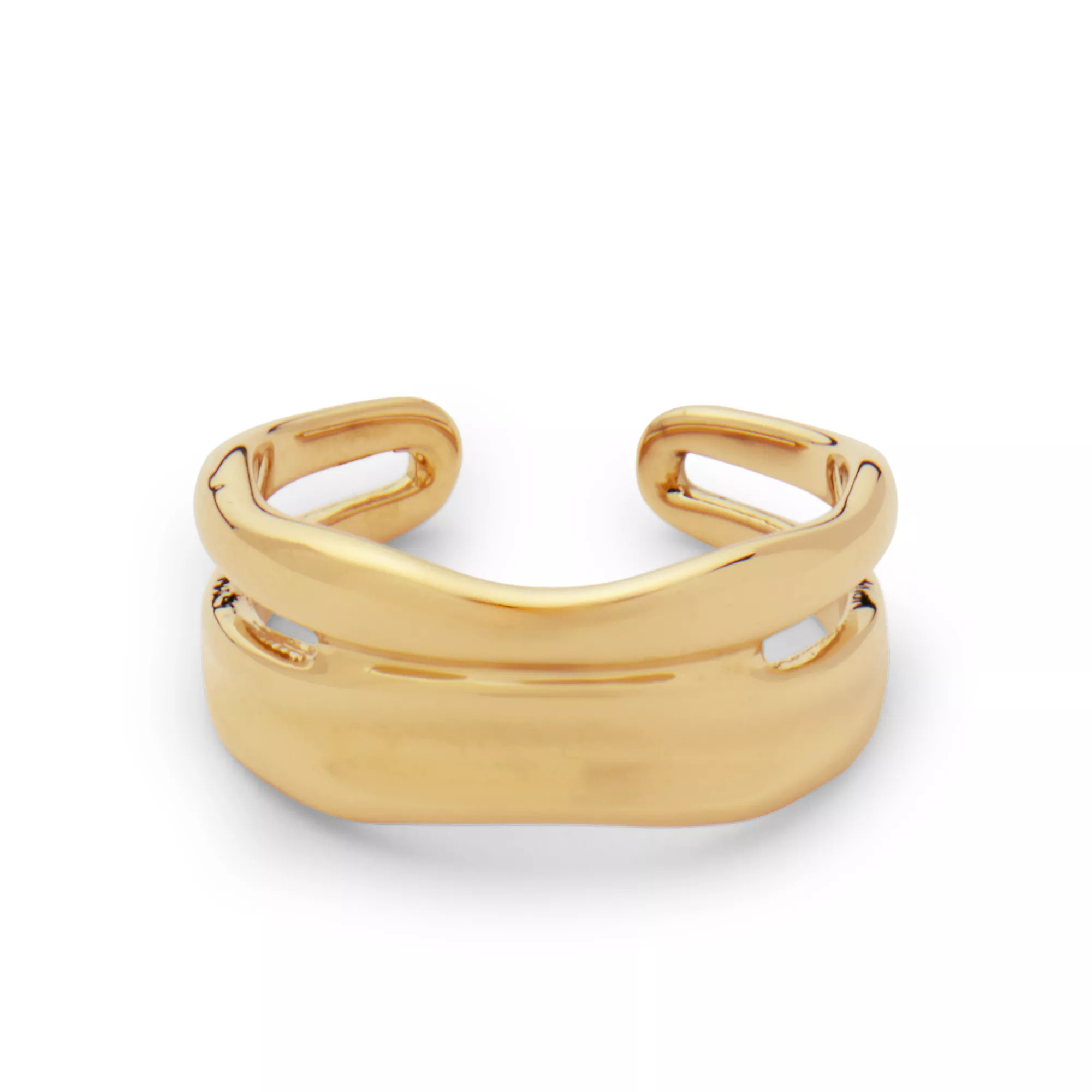 Water-Resistant Adjustable Illusion Stack Ring | Lands' End (US)
