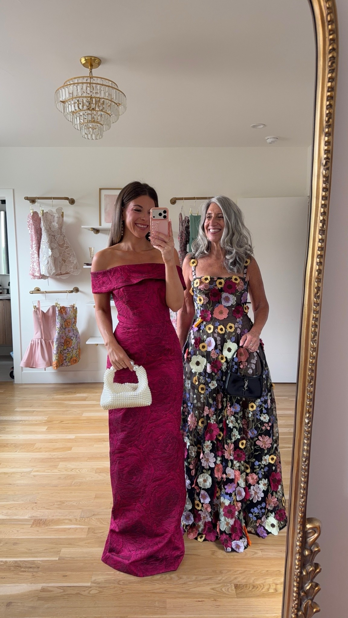 Magenta off-shoulder gown with a folded neckline, black floral embroidery gown mom and me formal wedding guest and mother of the bride dresses 💍

revolve code: tulip

I’m 5’4” and wear a size small/2 

mom is 5’4” and wears a medium/6

fall wedding guest dresses, wedding guest dresses, cocktail dresses, semi-formal dresses, black tie wedding guest dresses, destination wedding guest dresses, garden party dresses, wedding guest outfit ideas, mom & me outfits, mom & me dresses, matching outfits, mother daughter outfits, family photo outfits, wedding guest dresses, mother of the bride, mother of the groom, wedding guest outfit ideas

#LTKWedding #LTKOver40 #LTKSeasonal