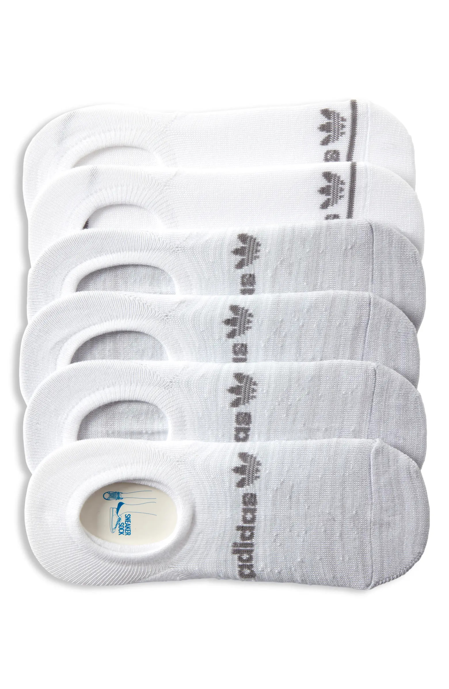 6-Pack Logo No-Show Socks | Nordstrom