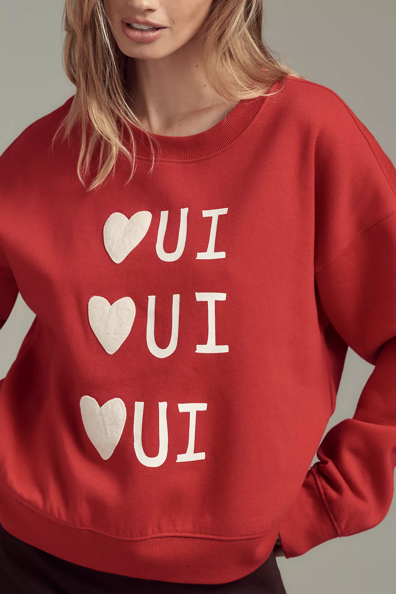 Rebecca Mayfield x Anthropologie Graphic Sweatshirt | Anthropologie (US)