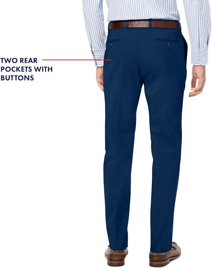 Tommy Hilfiger Men's Modern-Fit Comfort Stretch Performance Pant | Amazon (US)