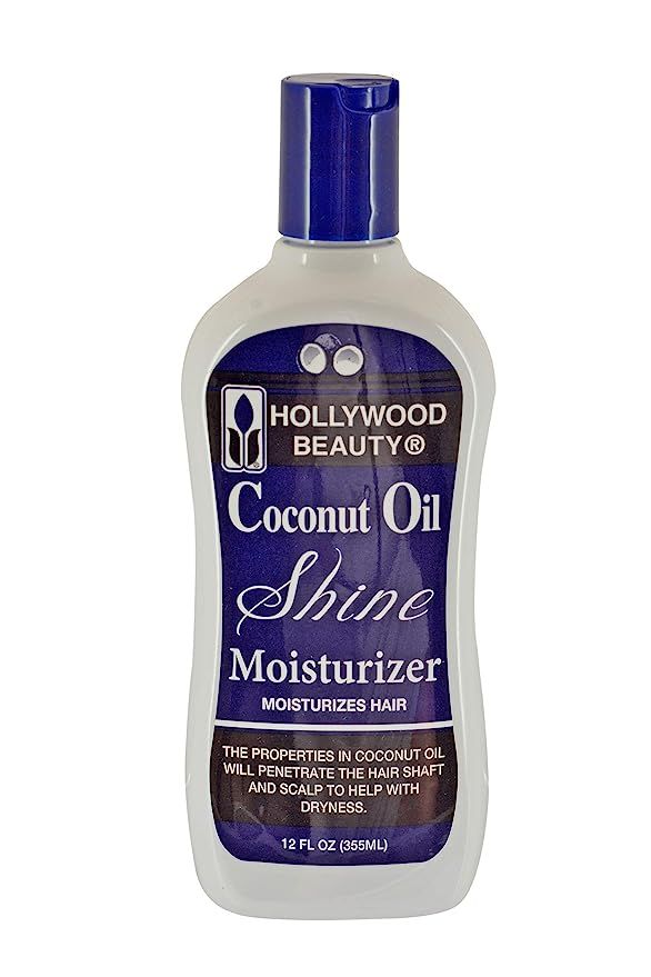 Hollywood Beauty Coconut Oil Shine Moisturizer 12 Oz | Amazon (US)