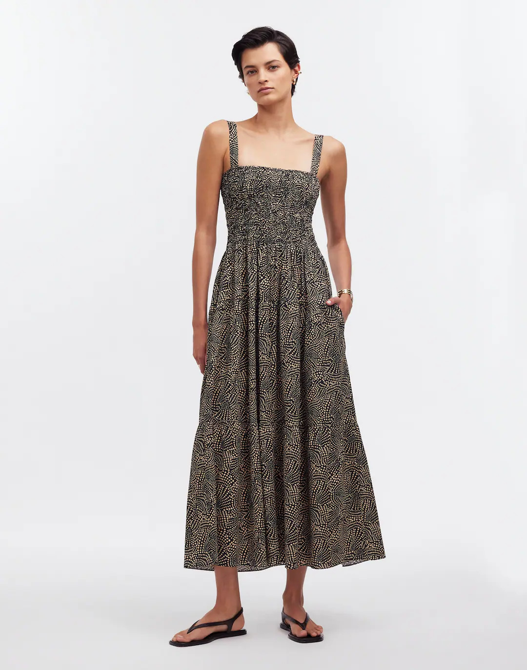 Smocked Drop-Waist Maxi Dress | Madewell