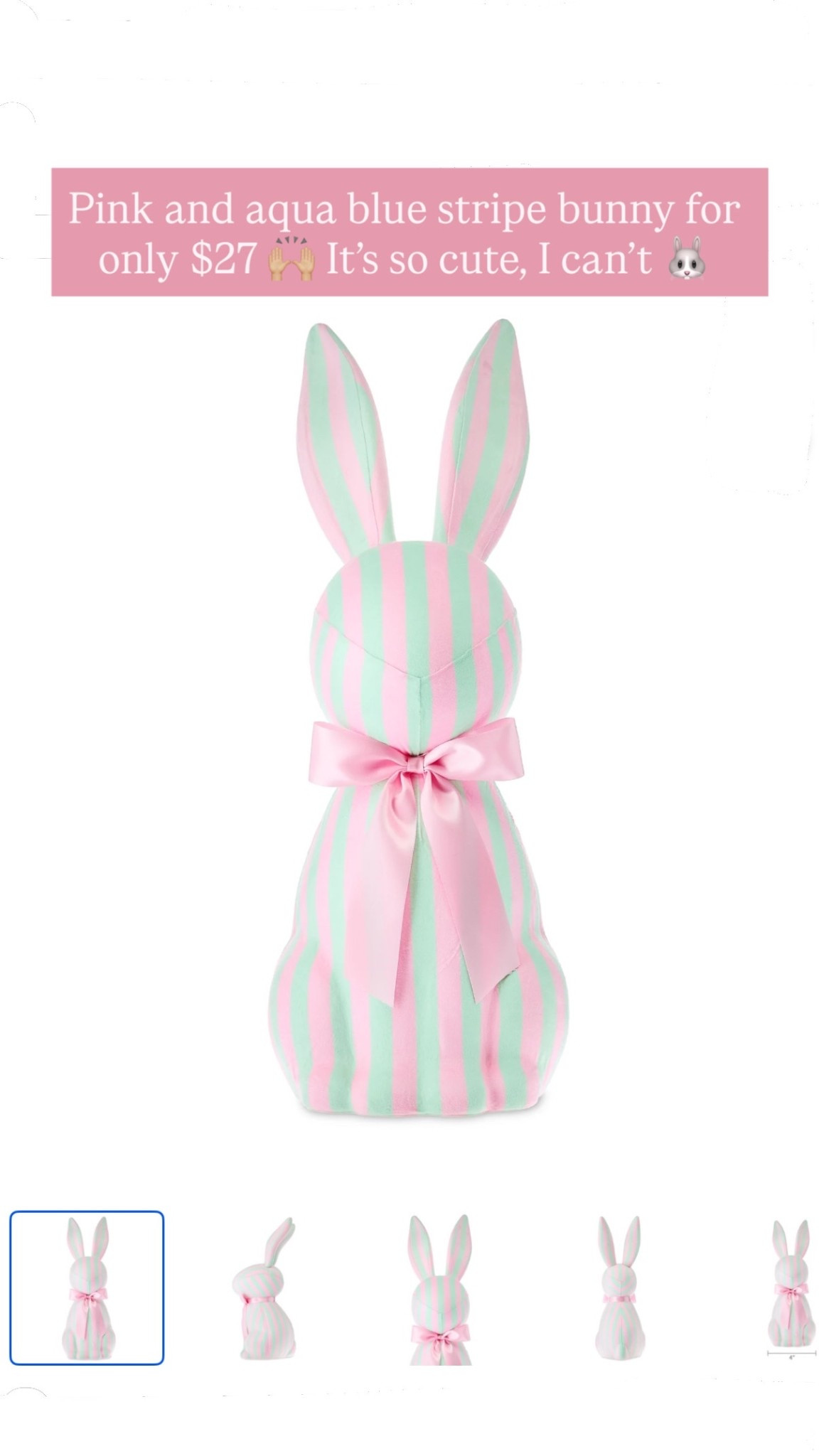 Easter home decor / Easter bunny 