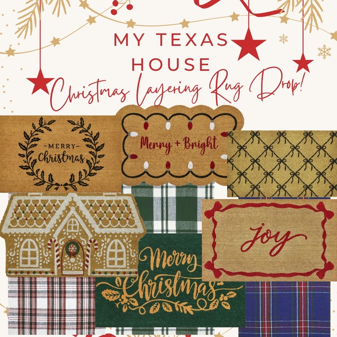 🎄✨ Holiday rug drop! My Texas House just launched their Christmas layering rugs, and they nailed it this year. So many cute patterns and sizes — there’s truly something for everyone!
At this price point, I’d grab your favorites now because they always sell out fast.
I’ve tagged all the options so you can easily shop! ❤️🛍️

#MyTexasHouse #ChristmasDecor #HolidayHome #LTKHoliday #LTKHome

#LTKHome #LTKSeasonal #LTKFindsUnder50