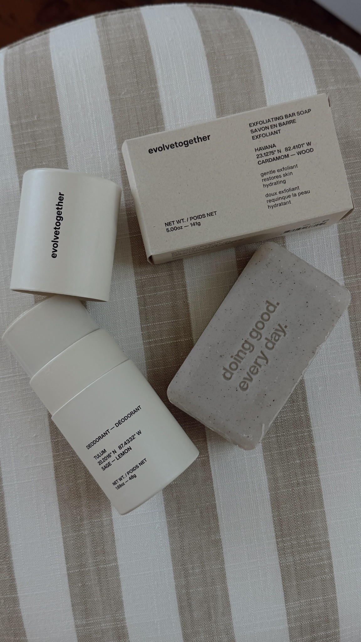 Trying a few new body care finds and these from @evolvetogether  immediately caught my attention.

The scents sounded too good to pass up, and I’m especially curious to see how this deodorant performs during a Texas summer. 👀

I’ll be putting both to the test and reporting back, but first impressions? The packaging is gorgeous and they smell incredible.

#ad #sponsored