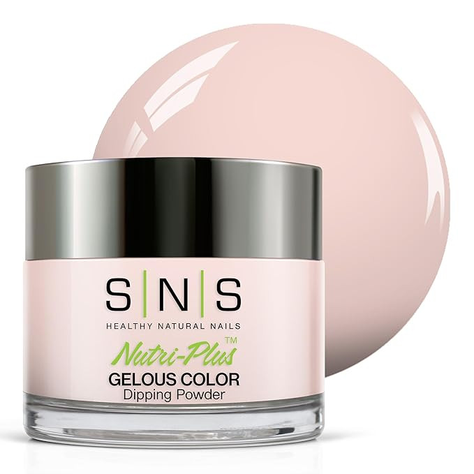 SNS Nail Dip Powder, Gelous Color Dipping Powder - Governor's Mansion (Pink/Pastel, Cream) - Long... | Amazon (US)
