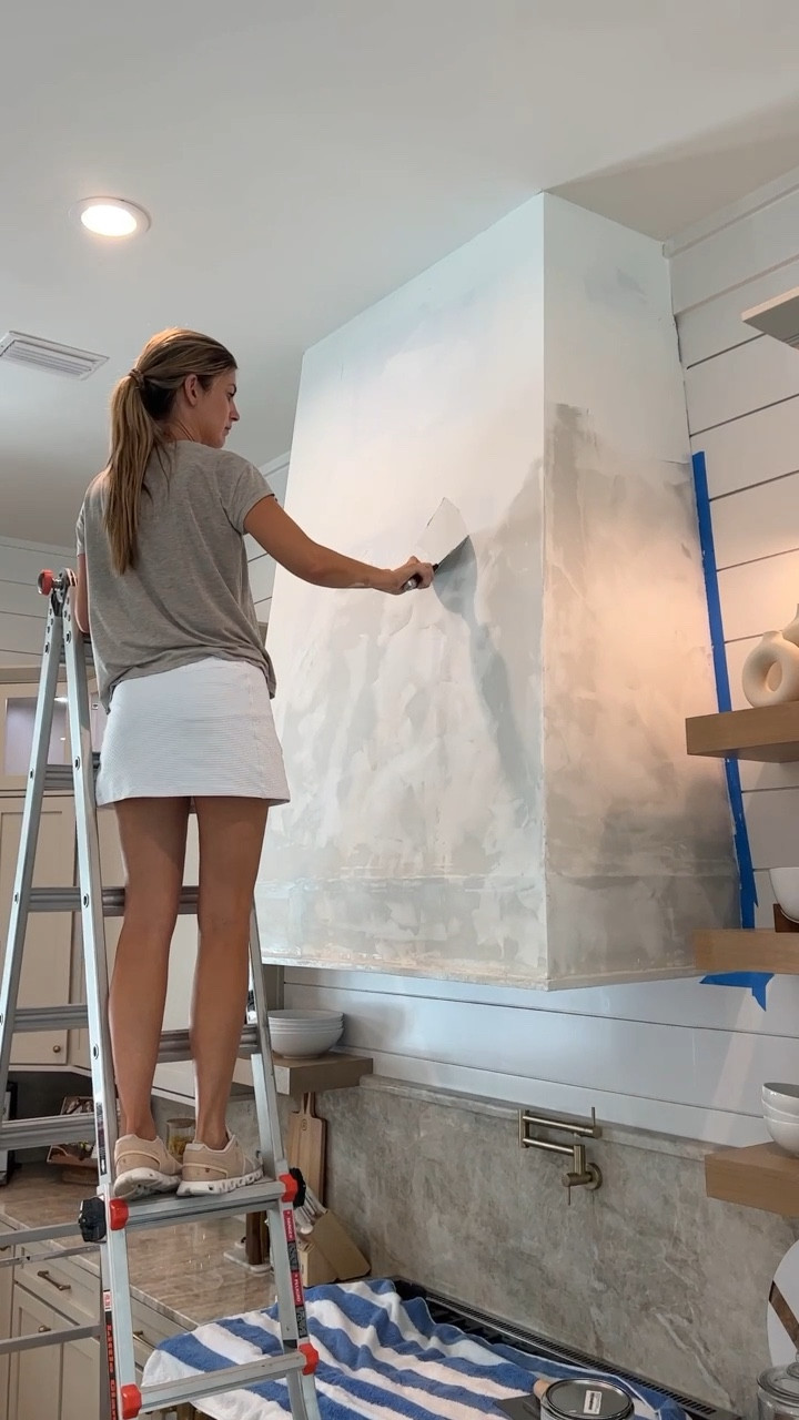 DIY Venetian plaster range hood! Shop my kitchen!  

#LTKunder50 #LTKhome #LTKstyletip