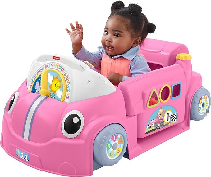 Fisher-Price Laugh & Learn Baby Activity Center, Crawl Around Car, Interactive Playset with Smart... | Amazon (US)