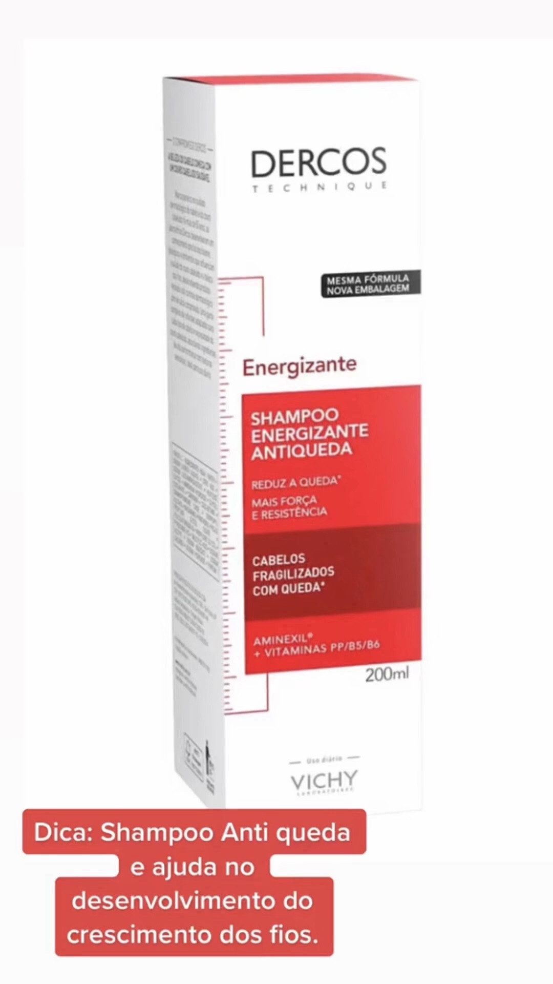 🧴 *Dica*: Quem aqui já sofreu ou conhece alguém que sofre com a queda de cabelo? 

Recomendo a vocês uma rotina capilar voltada para o crescimento e fortalecimento dos fios.

Shampoo Antiqueda Vichy Dercos Energizante 400ml ✨💥

#LTKstyletip #LTKbrasil #LTKbeauty
