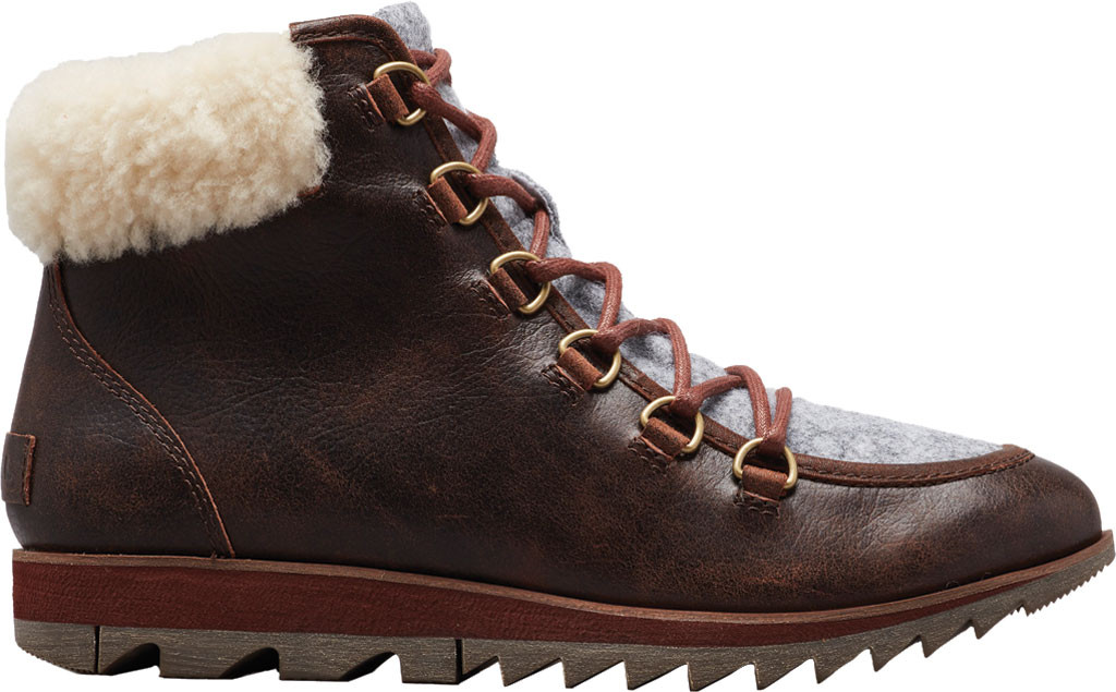 Women's Sorel Harlow Lace Up Cozy Ankle Bootie | Shoes.com