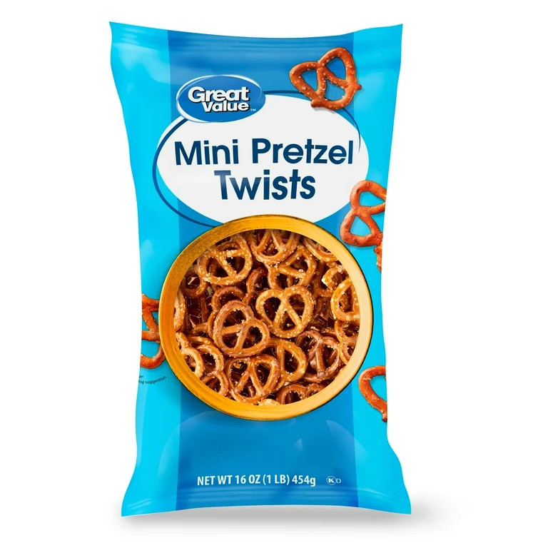 Great Value Mini Pretzel Twists, 16 oz | Walmart (US)