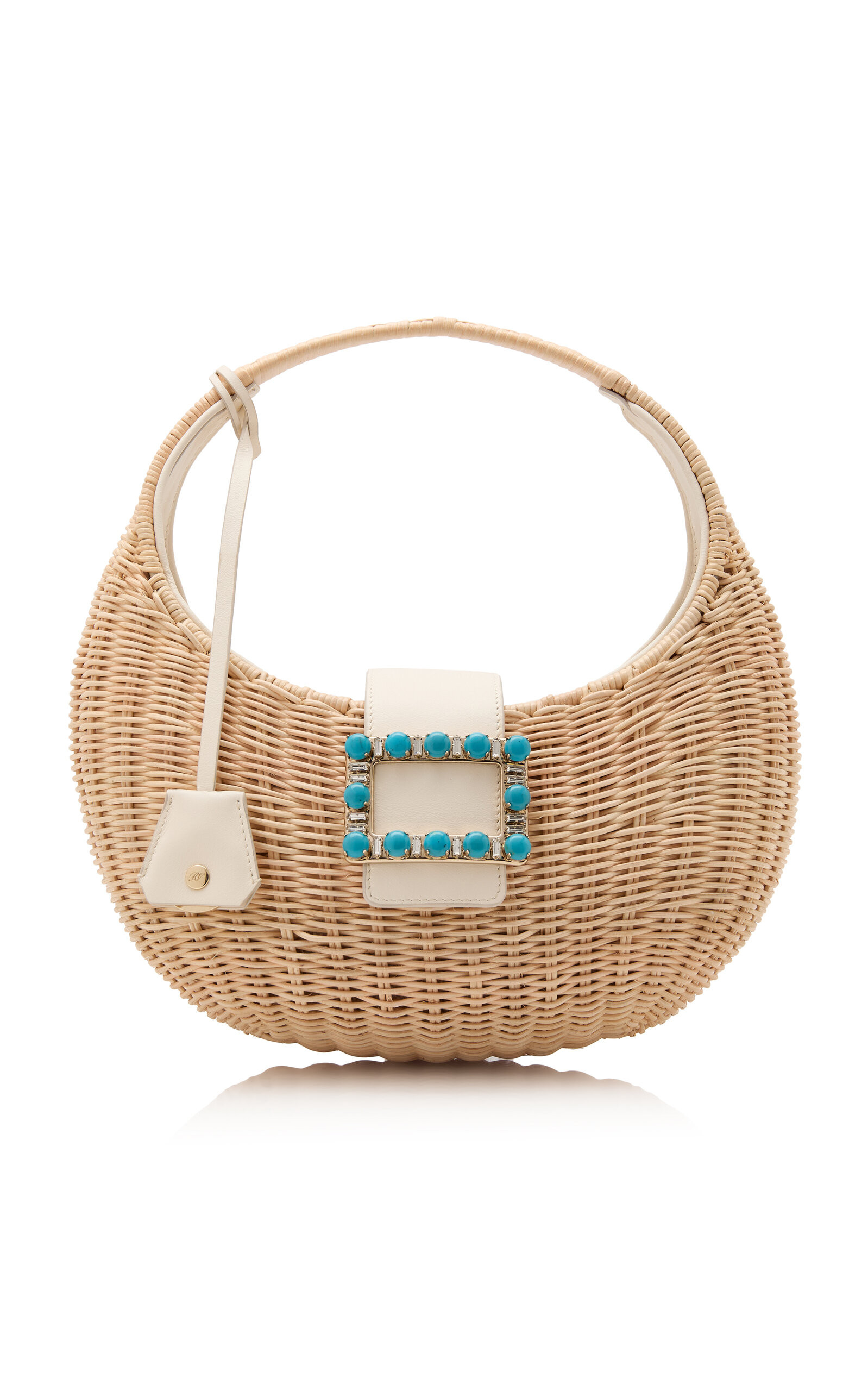 Belle Vivier Wicker Panier Bag | Moda Operandi (Global)