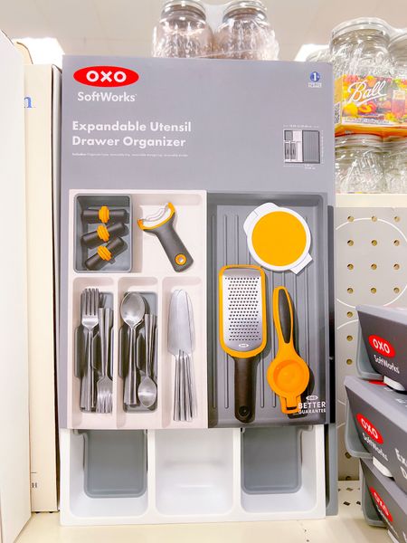OXO Expandable Utensils Drawer Organizer#oxo #kitchenorganizer #kitchenorganization #oxokitchen 

#LTKHome #LTKFamily #LTKFindsUnder50