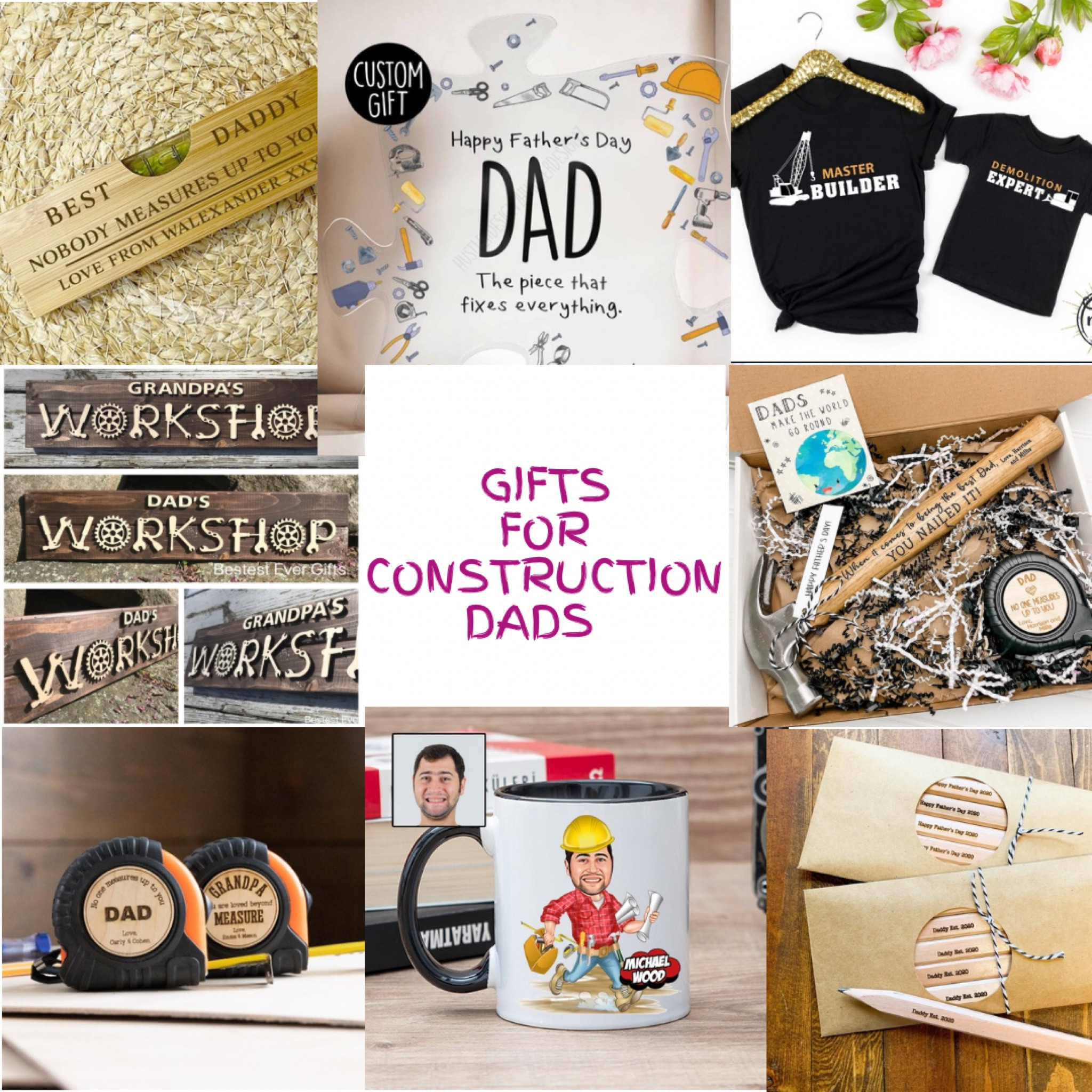 Etsy: creative personalized gifts for our construction dads out there! Shout out to our Mr. Fix it🛠️

#FathersDaygift
Grandpa gifts
Construction dads
Construction gifts


#LTKSeasonal #LTKGiftGuide #LTKMens