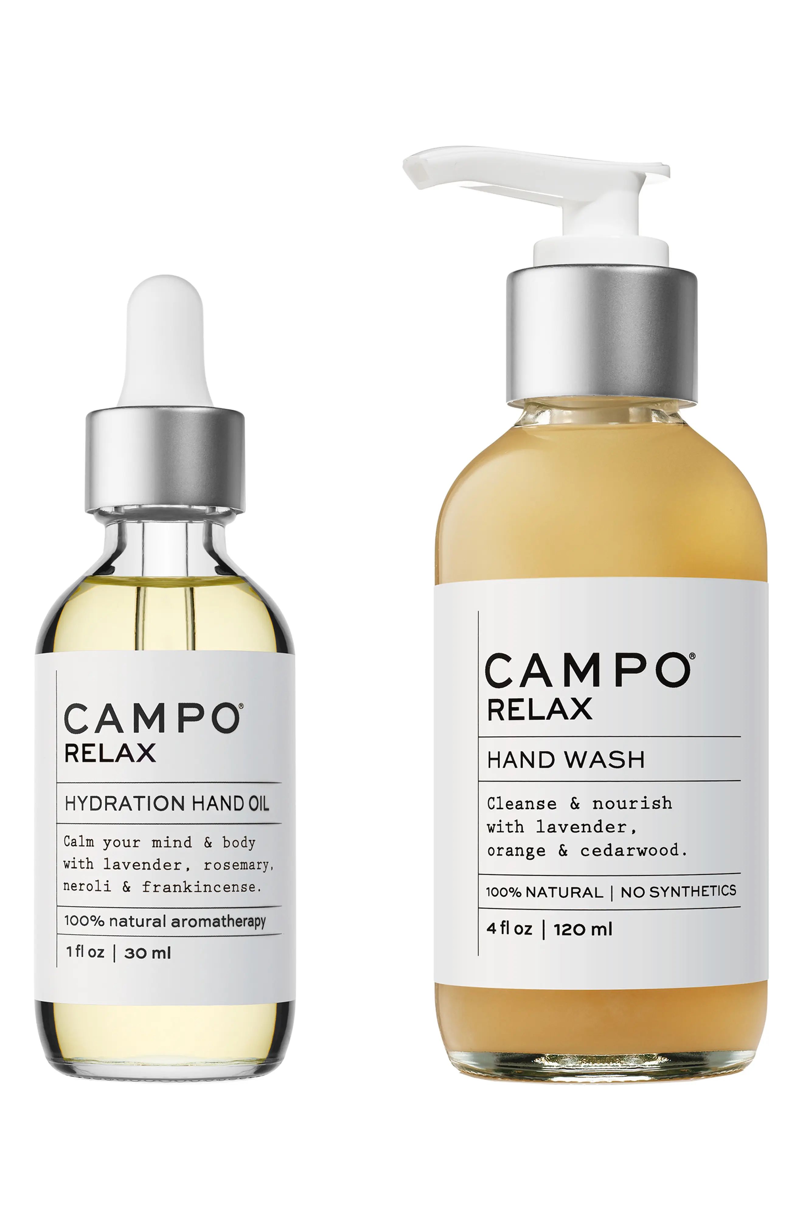 Campo Aromatherapy Hydration Hand Oil & Hand Wash Set | Nordstrom