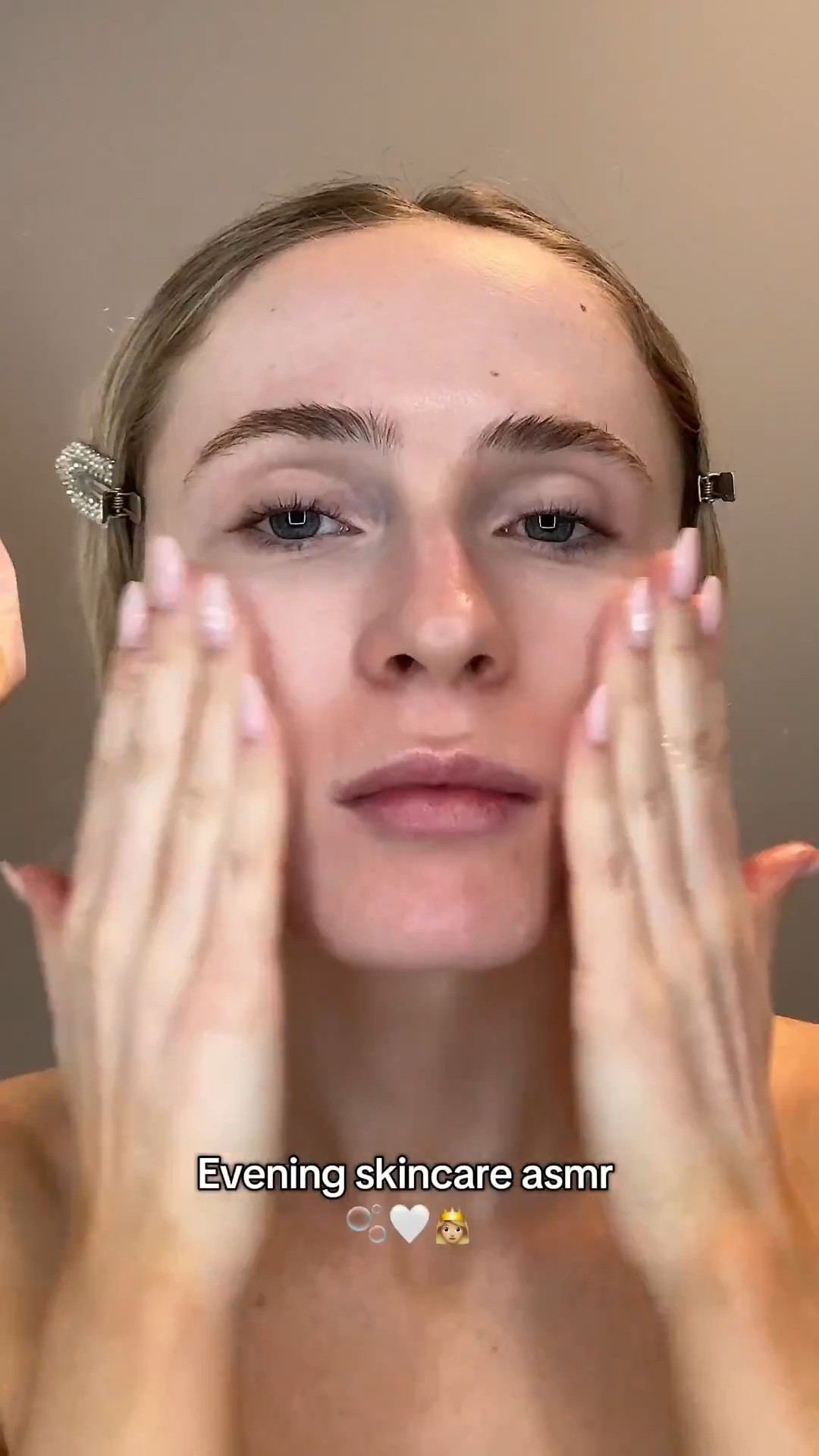Evening skincare routine 🫧🎀👸🏼 #eveningskincare #skincare #skincareroutine 

#LTKBeauty