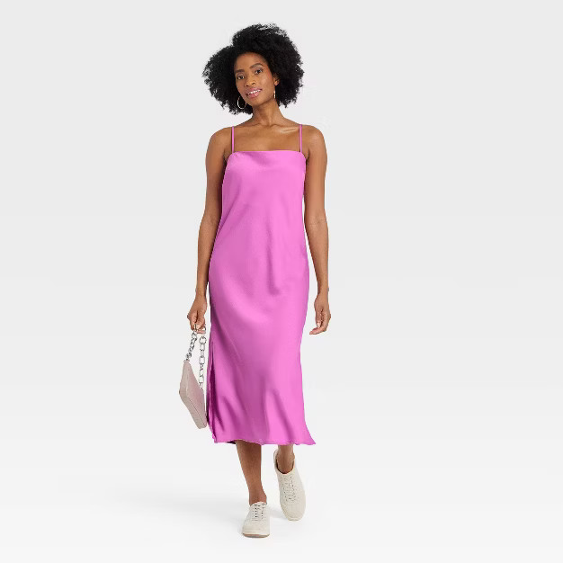 Women's Apron Slip Dress - A New Day™ | Target