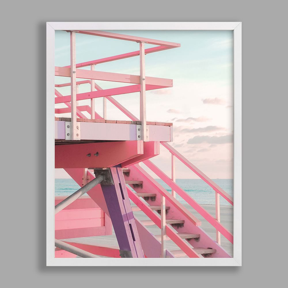 Minted® Oceanside View Framed Art by Jennifer Mckinnon Richman | Pottery Barn Teen