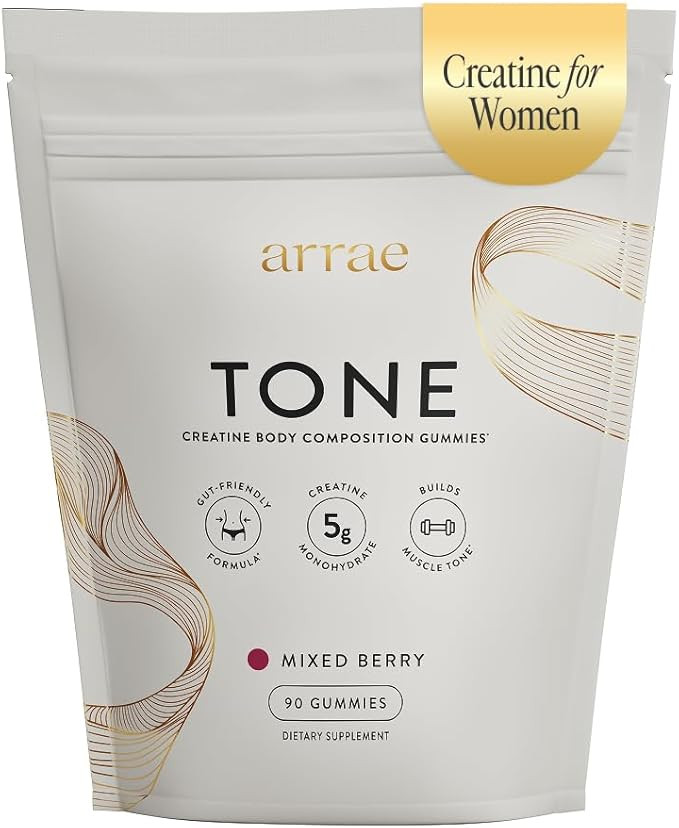 Arrae Tone Gummies – Creatine Monohydrate 5g for Women – Support Lean Muscle, Strength & Reco... | Amazon (US)