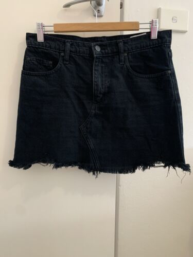 Nobody Denim Black Skirt Size 26  | eBay | eBay AU
