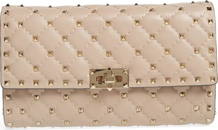 Rockstud Matelassé Quilted Leather Crossbody Bag | Nordstrom