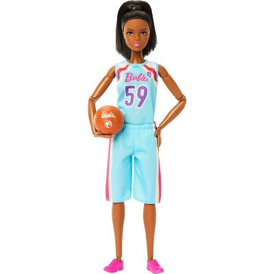 Barbie 11.5" Made to Move Basketball Player Doll Wearing Uniform with Ball & Accessories | Target