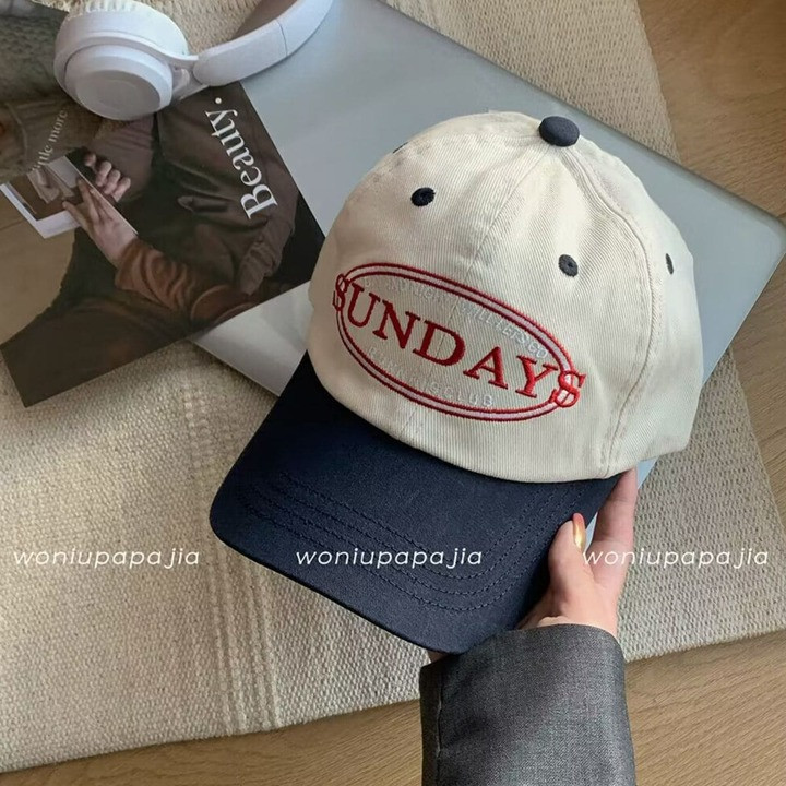 1pc Women's Letter Print Denim Duckbill Cap Baseball Cap For Men Women Boys Girls Gifts Street | SHEIN