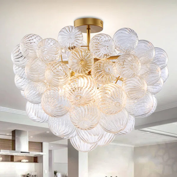 Catalyna Dimmable LED Modern Linear Chandelier | Wayfair North America