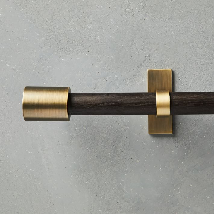Mid-Century Rod - Carbon/Brass | West Elm (US)