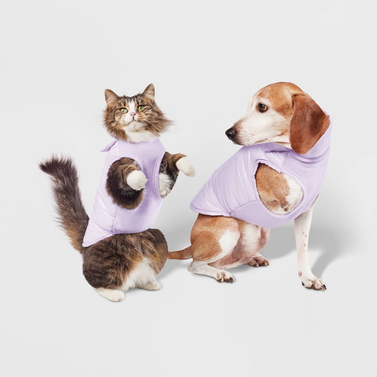 Shiny Dog Puffer Vest - Purple - Boots & Barkley™ | Target