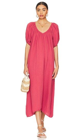 Sandhill Cove Maxi Dress in Guava | Revolve Clothing (Global)