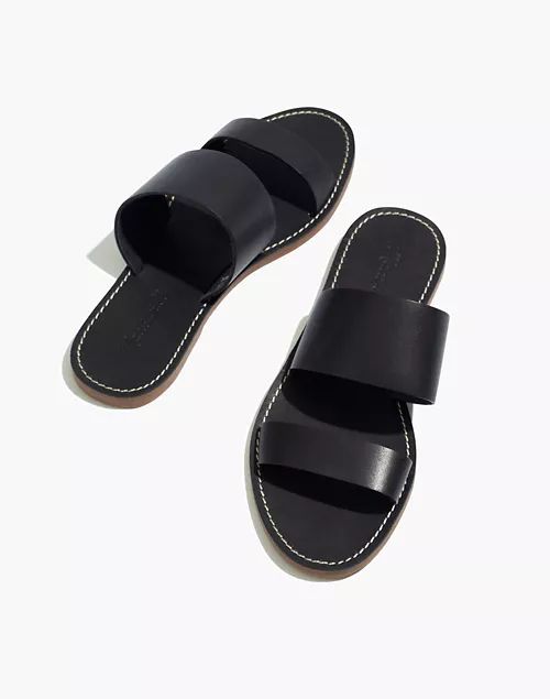 The Boardwalk Double-Strap Slide Sandal | Madewell