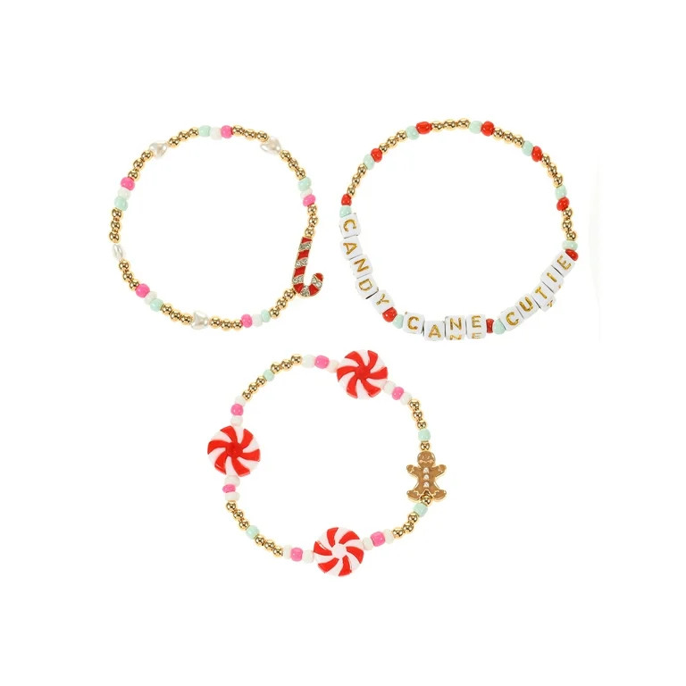 Holiday Time Stretch Bracelets, 3 Pieces - Walmart.com | Walmart (US)