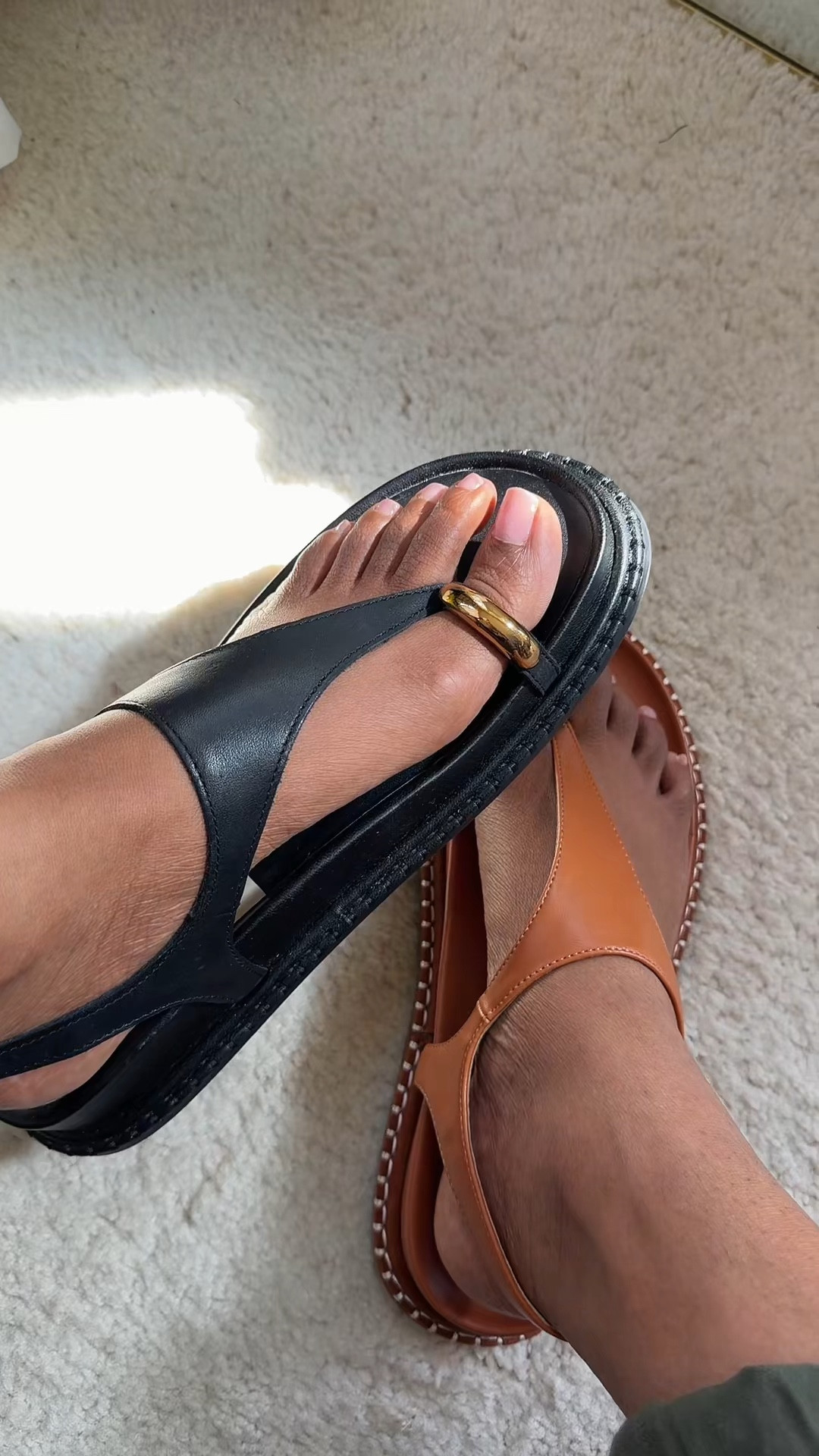 I can not believe how much these sandals are! 😭💕 Will definitely be getting multiple colors. 

#LTKgrwm #LTKootd #LTKSaleAlert