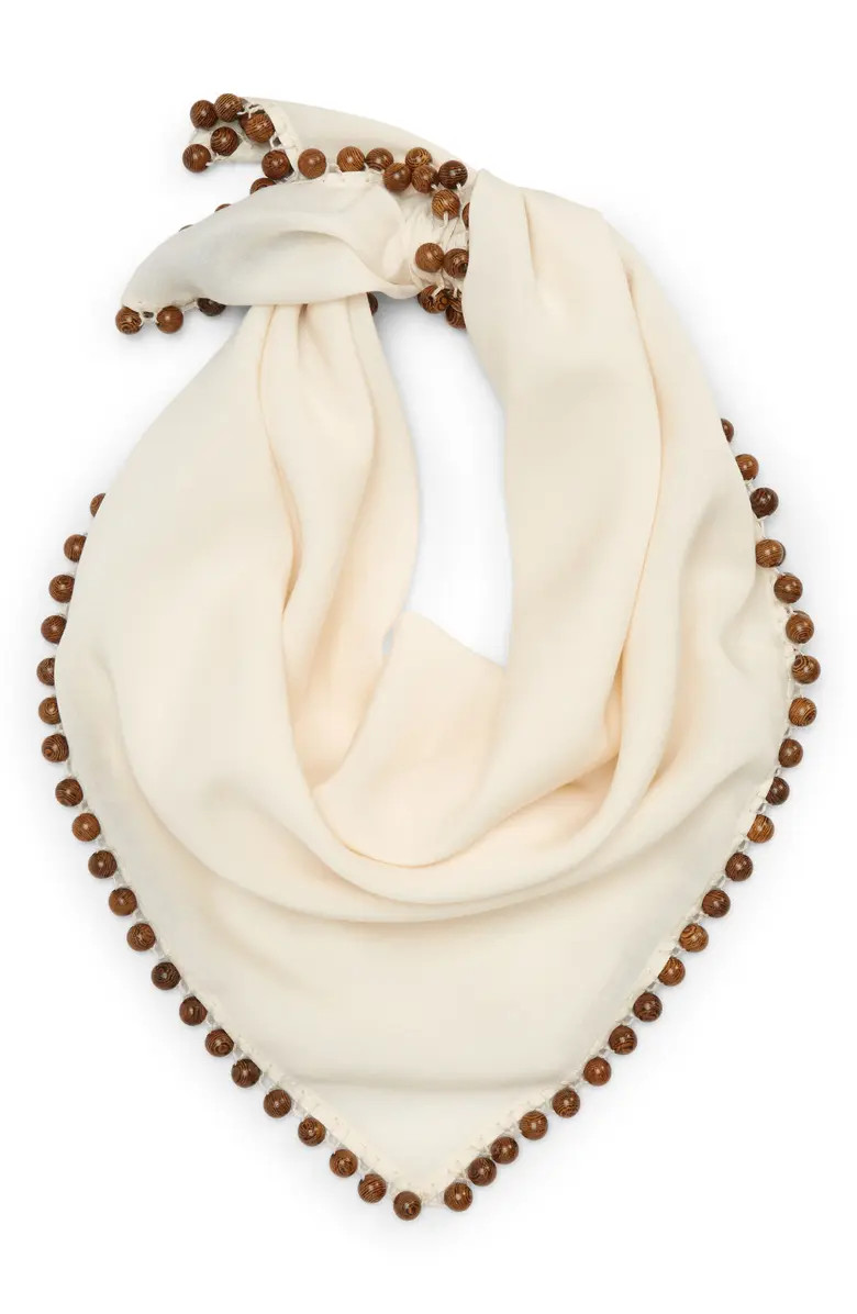 Lele Sadoughi x Atlantic-Pacific Bead Framed Bandana | Nordstrom | Nordstrom