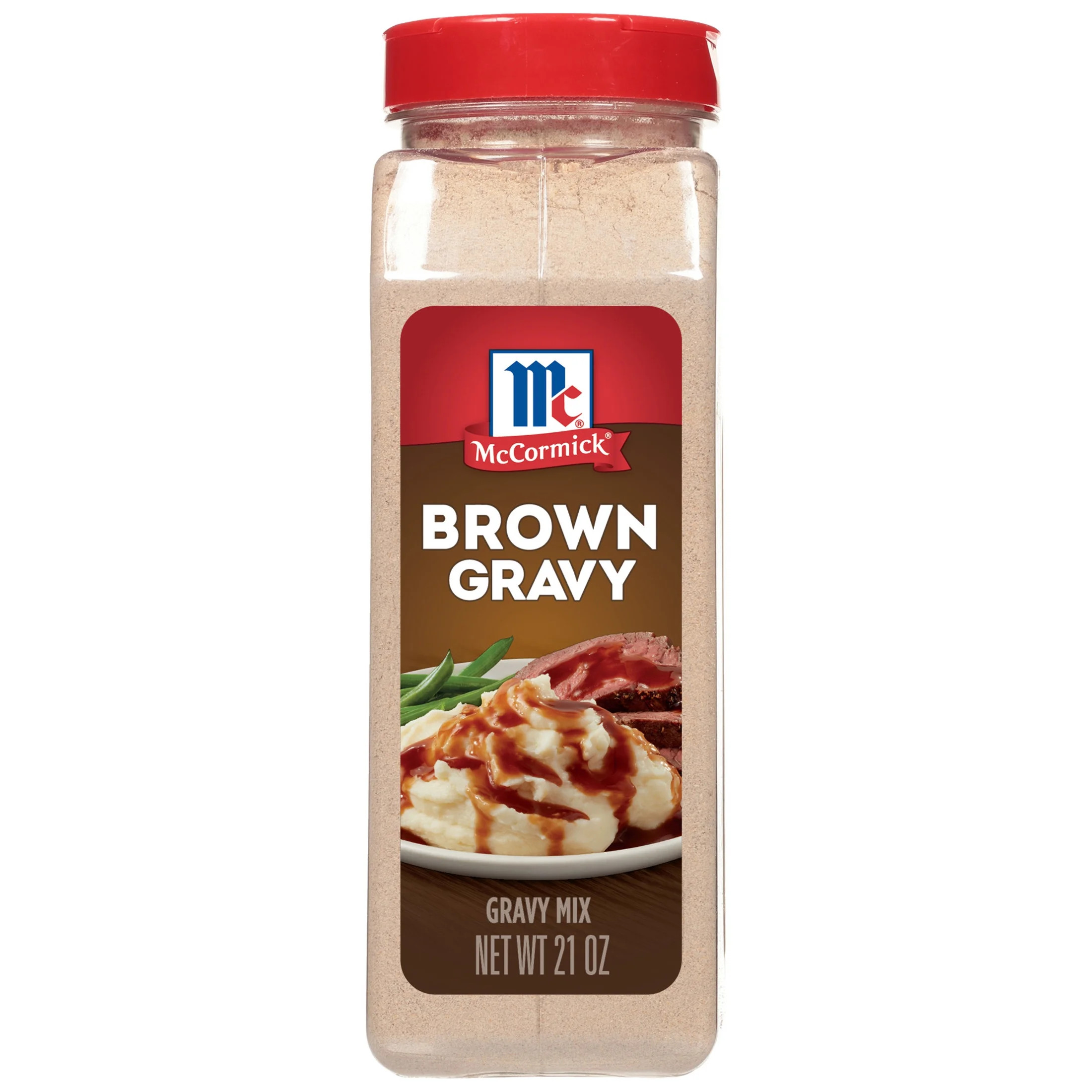 McCormick No Artificial Flavors Brown Gravy Seasoning Mix Bottle, 21 oz Bottle | Walmart (US)