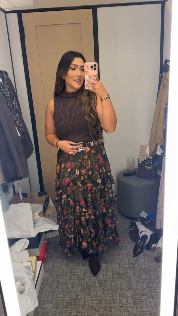Nordstrom Anniversary Sale outfit idea. I love this Free People maxi skirt. This funnel-neck sweater runs big, so size down. I'm in a small. These Vince Camuto booties are a fall staple. 

 #LTKootd #LTKSeasonal #LTKSaleAlert