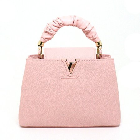 Used Louis Vuitton Capucines BB Handbag Shoulder Bag M58694 Taurillon Leather Baby Pink | Walmart (US)
