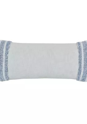 J. Queen Naturals Beachwood Pillow Lumbar Decorative Throw Pillow, Sky Blue | Belk