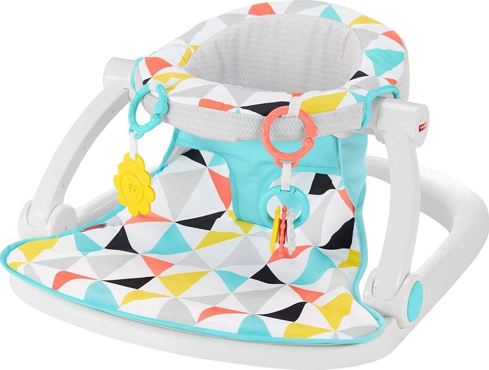 Fisher-Price Portable Baby Chair Sit-Me-Up Floor Seat with Developmental Toys & Machine Washable ... | Amazon (US)