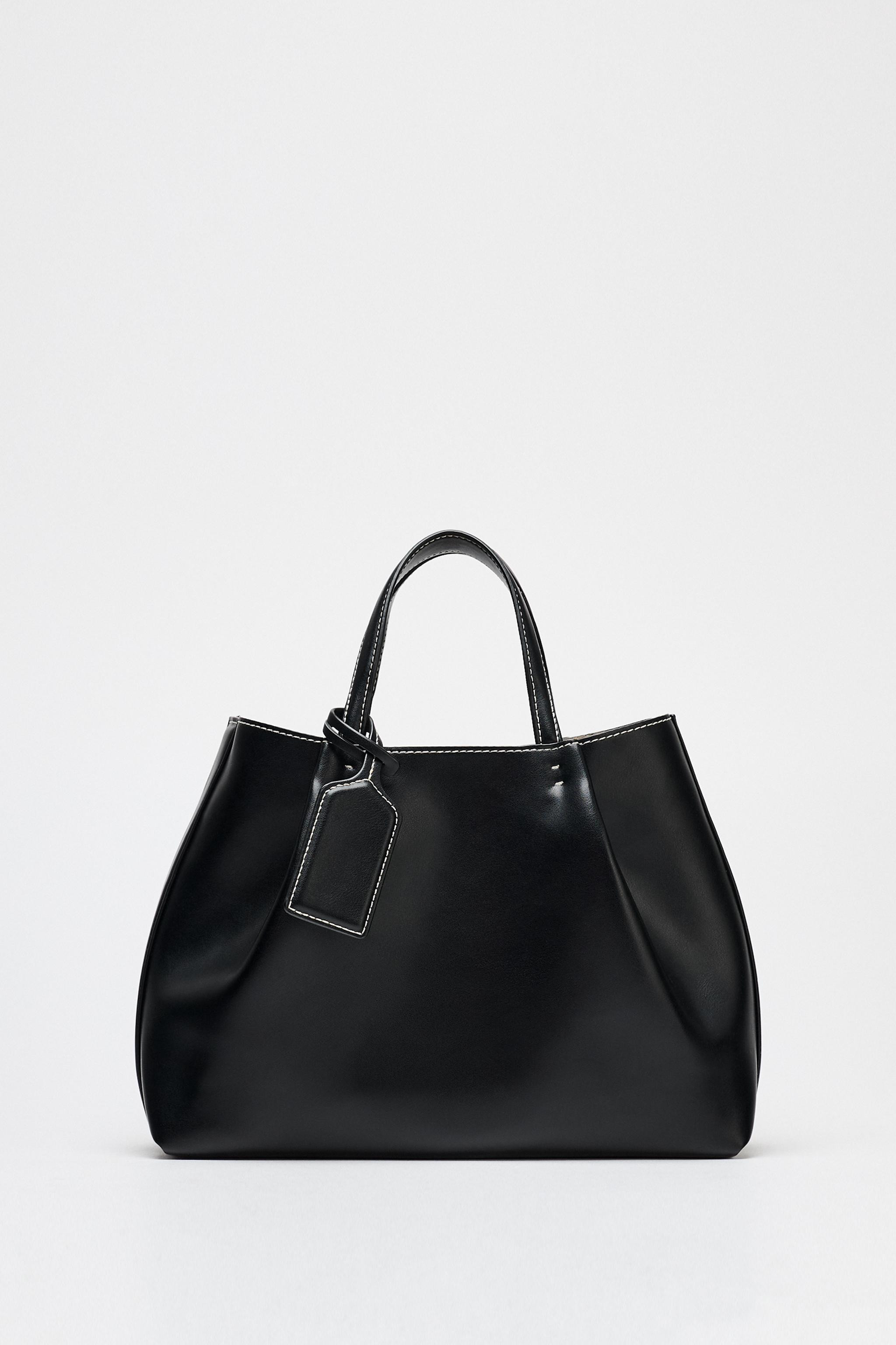 TOPSTITCHED CITY BAG | Zara US